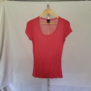 Rue 21 Coral Filigree Print Women's Size Large